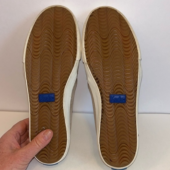 Keds Taupe Vegan Suede Slip-on Sneakers Women’s size 8.5 - Picture 8 of 9